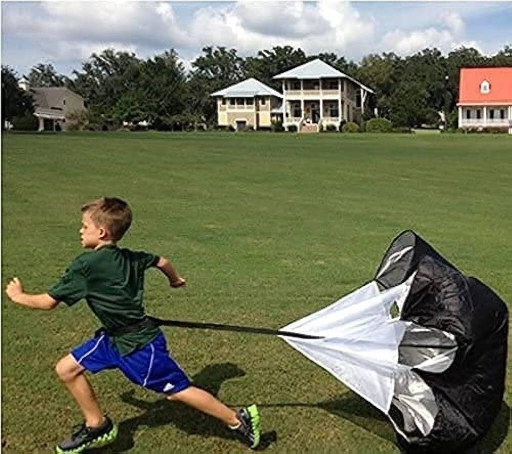 Running Speed Training Football Parachute 48 Inch Speed Parachute for KidsRunning Speed Training Football Parachute 48 Inch Speed Parachute for Kids