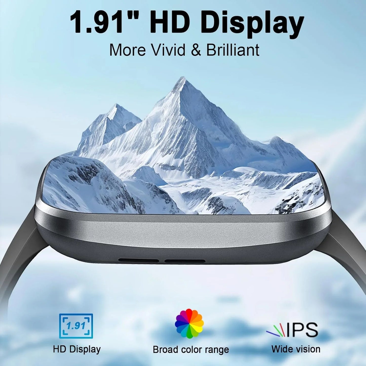 Smart Watch(Answer/Make Call), 1.91" Smartwatch for Men Women, 110+ Sport Modes, Heart Rate/Sleep/Spo2 Monitor, IP68 Waterproof, Pedometer, HD Touchscreen, Activity Tracker for Android IosSmart Watch(Answer/Make Call), 1.91" Smartwatch for Men Women, 110+ Sport Modes, Heart Rate/Sleep/Spo2 Monitor, IP68 Waterproof, Pedometer, HD Touchscreen, Activity Tracker for Android Ios