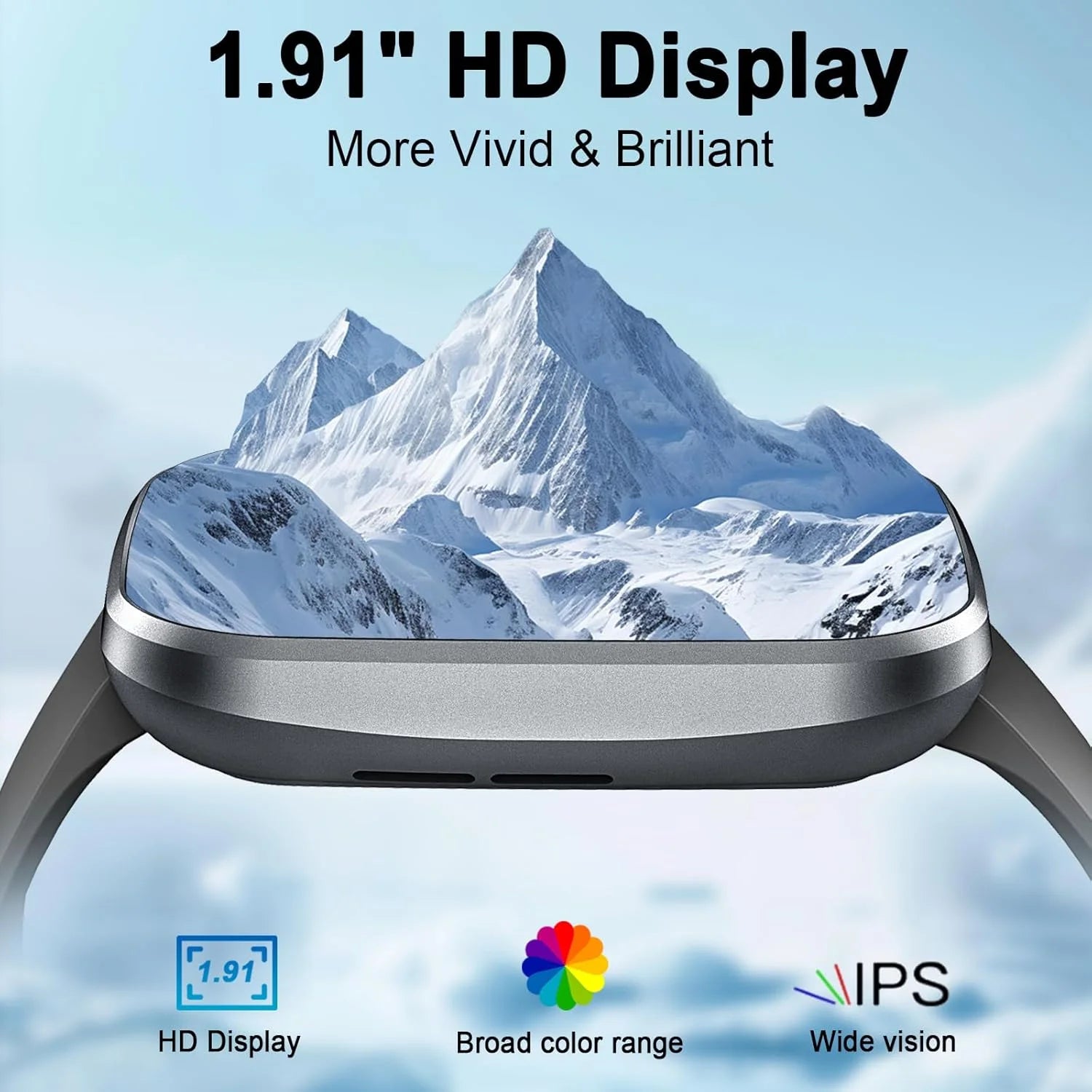 Smart Watch(Answer/Make Call), 1.91" Smartwatch for Men Women, 110+ Sport Modes, Heart Rate/Sleep/Spo2 Monitor, IP68 Waterproof, Pedometer, HD Touchscreen, Activity Tracker for Android IosSmart Watch(Answer/Make Call), 1.91" Smartwatch for Men Women, 110+ Sport Modes, Heart Rate/Sleep/Spo2 Monitor, IP68 Waterproof, Pedometer, HD Touchscreen, Activity Tracker for Android Ios