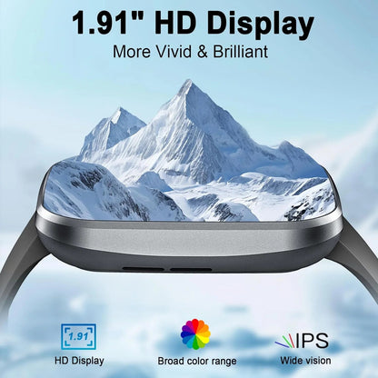 Smart Watch(Answer/Make Call), 1.91" Smartwatch for Men Women, 110+ Sport Modes, Heart Rate/Sleep/Spo2 Monitor, IP68 Waterproof, Pedometer, HD Touchscreen, Activity Tracker for Android IosSmart Watch(Answer/Make Call), 1.91" Smartwatch for Men Women, 110+ Sport Modes, Heart Rate/Sleep/Spo2 Monitor, IP68 Waterproof, Pedometer, HD Touchscreen, Activity Tracker for Android Ios