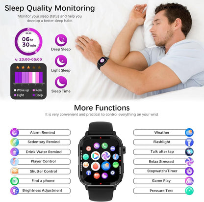 Smart Watches for Men (Answer/Make Call), Fitness Tracker with 123 Sport Modes, Heart Rate Monitor, Spo2, Step Counter, Sleep Tracker, IP68 Waterproof Sports Watch, Fitness Watch for Iphone ＆ AndroidSmart Watches for Men (Answer/Make Call), Fitness Tracker with 123 Sport Modes, Heart Rate Monitor, Spo2, Step Counter, Sleep Tracker, IP68 Waterproof Sports Watch, Fitness Watch for Iphone ＆ Android