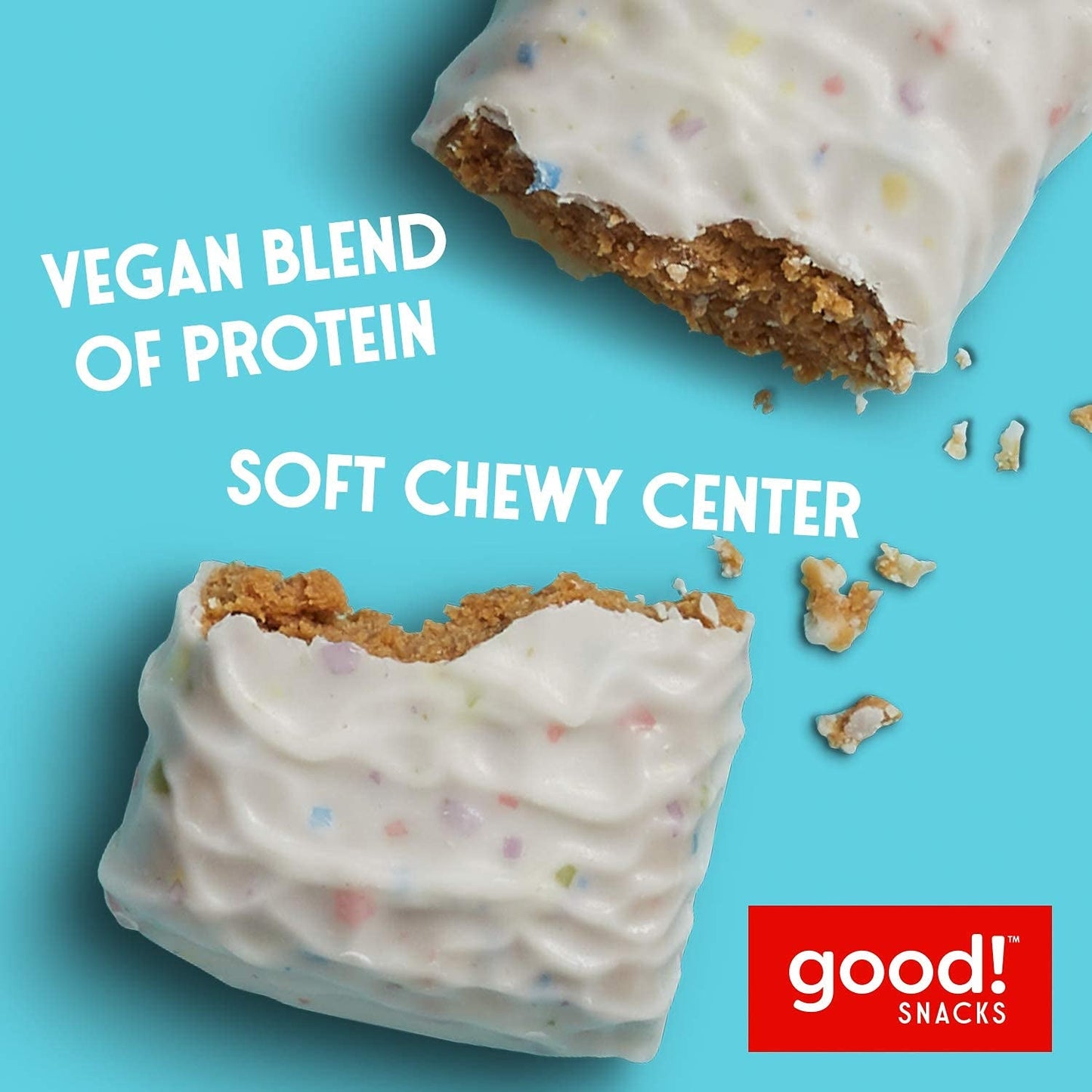 Snacks Birthday Cake Vegan Protein Bar, Soy & Gluten Free, Plant Based, Low Sugar, 15G Clean Protein, Natural Healthy Superfood Snack, Kosher Friendly, for Athletes & Active Lifestyles, 12 BarsSnacks Birthday Cake Vegan Protein Bar, Soy & Gluten Free, Plant Based, Low Sugar, 15G Clean Protein, Natural Healthy Superfood Snack, Kosher Friendly, for Athletes & Active Lifestyles, 12 Bars