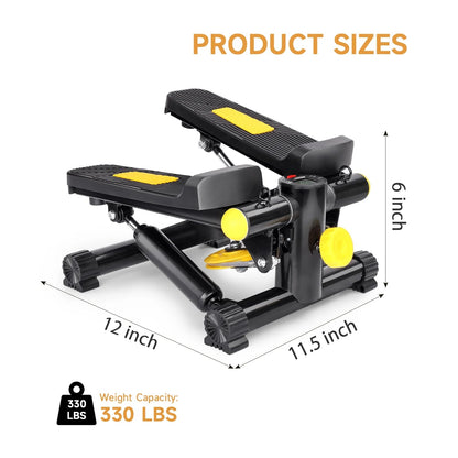 Stair Stepper for Exercises, Mini Stair Stepper , Digital Monitor, Adjustable Stride Height for Low - Impact Cardio Suitable for Full Body WorkoutStair Stepper for Exercises, Mini Stair Stepper , Digital Monitor, Adjustable Stride Height for Low - Impact Cardio Suitable for Full Body Workout