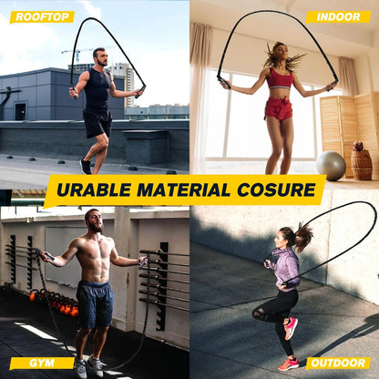 Weighted Jump Ropes for Men Women, 2.8Lb 3.8Lb 5Lb Heavy Skipping Rope for Exercise, Adult Jumpropes for Home Workout, Total Body Workout EquipmentWeighted Jump Ropes for Men Women, 2.8Lb 3.8Lb 5Lb Heavy Skipping Rope for Exercise, Adult Jumpropes for Home Workout, Total Body Workout Equipment